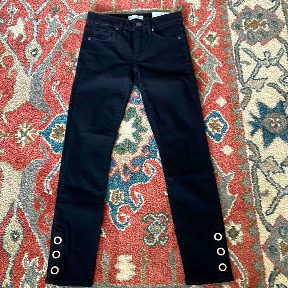 Loft black denim pants